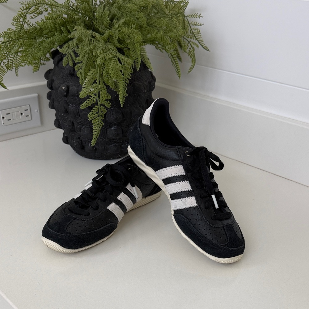 Adidas Japan Black and White sneakers.